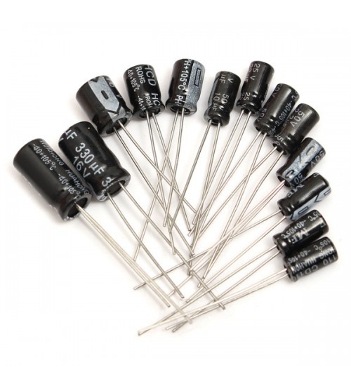 120pcs Electrolytic Capacitors Assortment Kit 10pcs Each Value