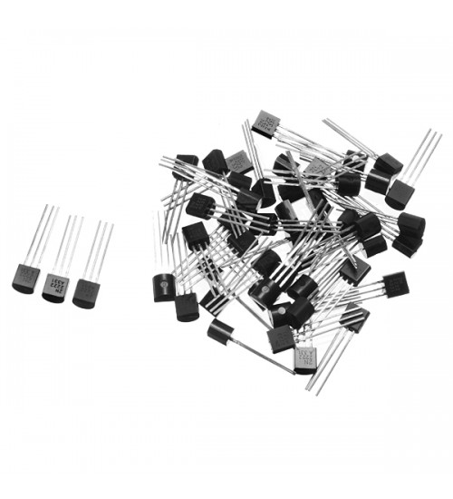 50Pcs TO-92 30V 0.6A 2N2222A Triode Transistor