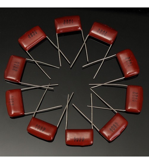 200pcs 25 Types 630V Metal Film Capacitors Assortment Kit