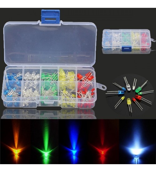 3 x 375pcs Each Box 3MM 5MM LED Light Emitting Diode