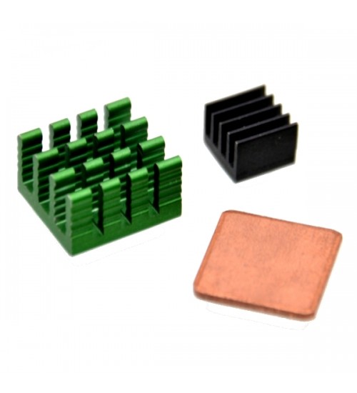 5 x Aluminum Heat Sink Kit With Copper For Raspberry Pi 2 model B