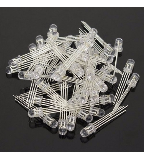 150pcs LED RGB Common Cathode 4-Pin F5 5MM Diode