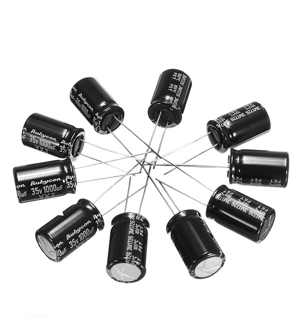 10 PCS 35V 1000UF Multirotor FM Series Capacitors 12.5x25mm