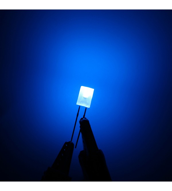 100Pcs 2x5x7mm 2.8-3V Square Blue LED Light Emitting Diode