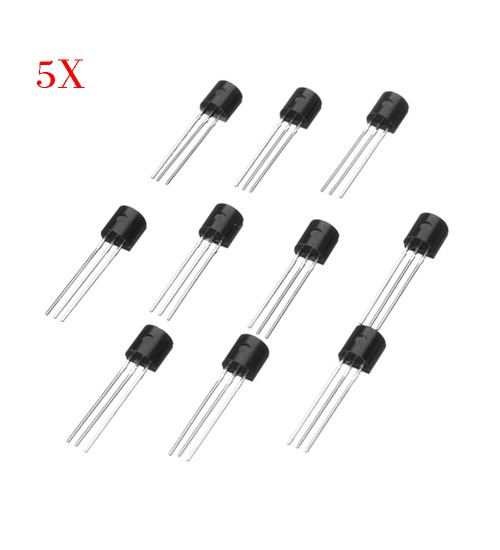 50Pcs TO-92 Triode Transistor BC547 BC557 NPN PBP Low Power Transistors