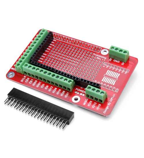 Prototyping Expansion Shield Board For Raspberry Pi